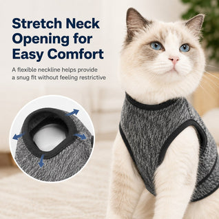 Komavic Cat Calming Vest Comfort Wrap for Stressful Moments