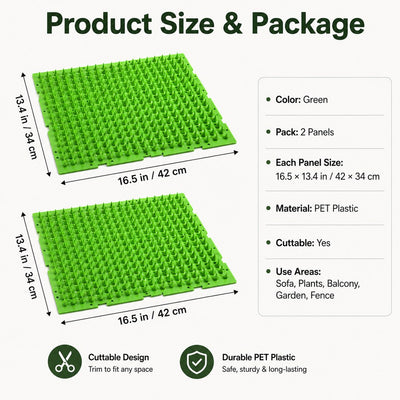 Green Cat Deterrent Mat