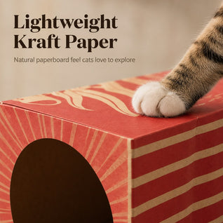 Komavic Cat Tunnel Foldable Hide & Play Toy