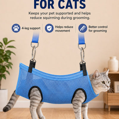 Foldable Pet Grooming Stand for Cats & Small Dogs