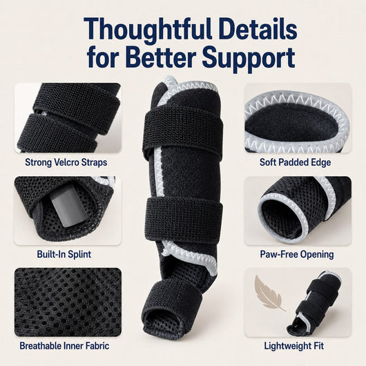Komavic Cat Leg Brace Adjustable Recovery Support