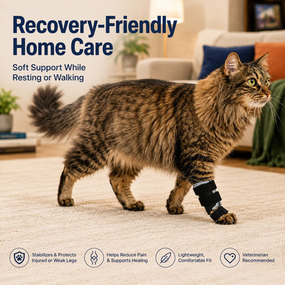 Komavic Cat Leg Brace Adjustable Recovery Support
