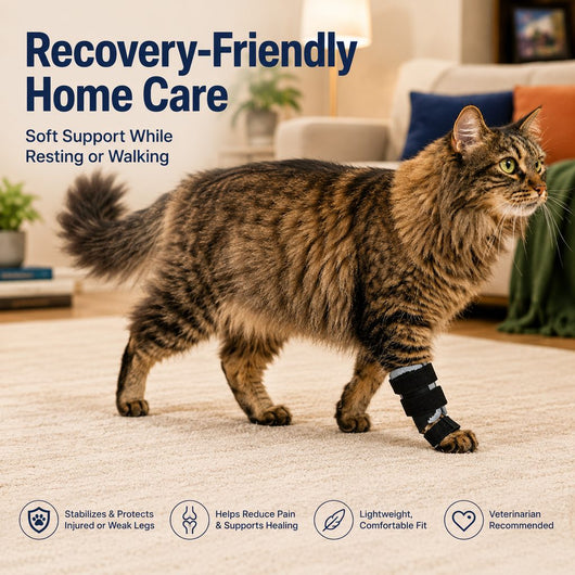 Komavic Cat Leg Brace Adjustable Recovery Support