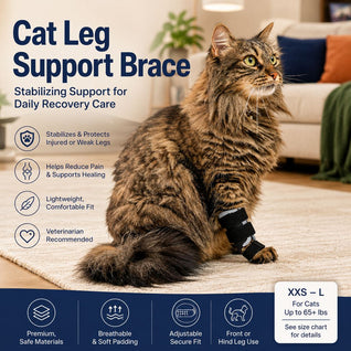 Komavic Cat Leg Brace Adjustable Recovery Support