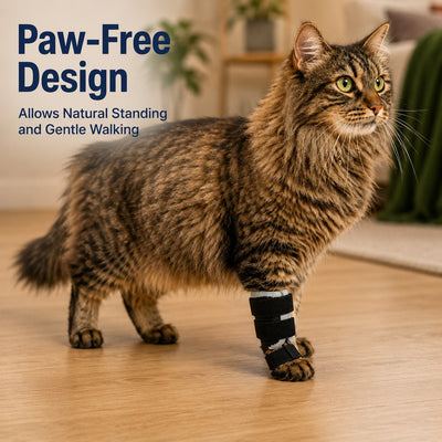 Komavic Cat Leg Brace Adjustable Recovery Support