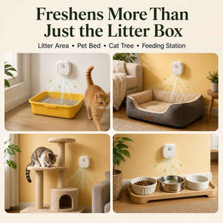 Komavic Cat Litter Box Deodorizer Smart Odor Control