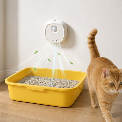 Smart Cat Litter Box Deodorizer with Motion Sensor