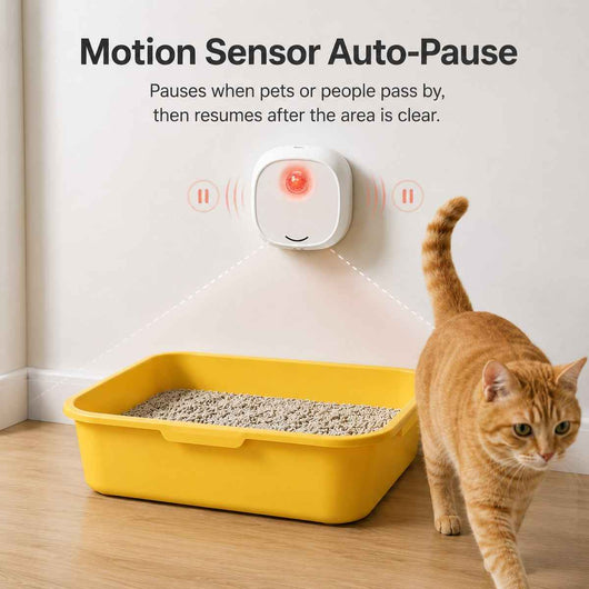 Smart Cat Litter Box Deodorizer with Motion Sensor