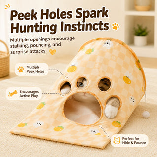 Komavic Cat Crinkle Play Sack Hide Pounce & Play
