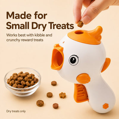 Komavic Cat Treat Launcher Toy with Laser