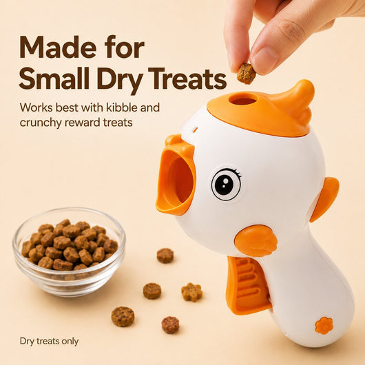 Komavic Cat Treat Launcher Toy with Laser