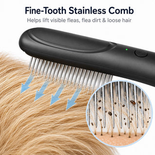 Komavic Electric Flea Comb for Dogs & Cats