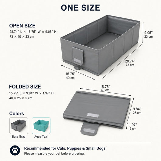 Komavic Collapsible Pet Bathtub with Drain
