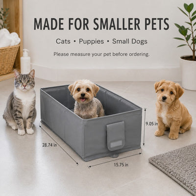 Komavic Collapsible Pet Bathtub with Drain