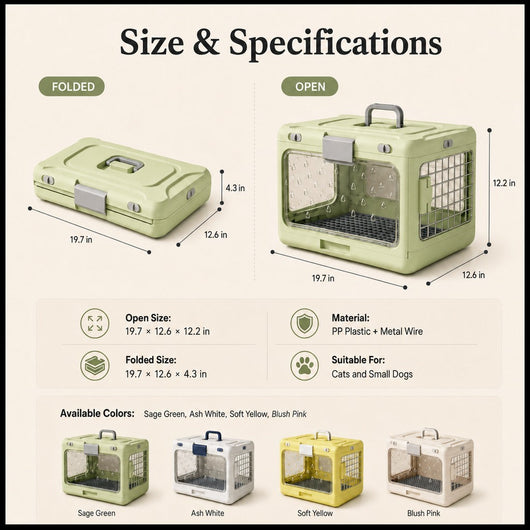 Komavic Collapsible Pet Carrier