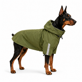 Komavic Outdoor Dog Jacket with Removable Hood