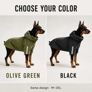 Komavic Outdoor Dog Jacket with Removable Hood