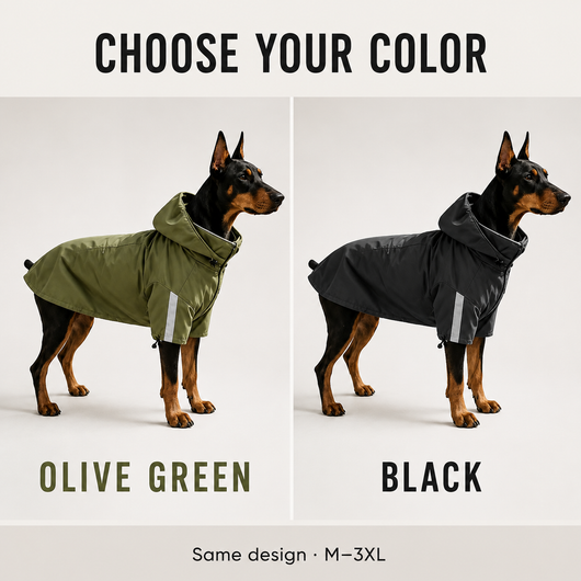 Komavic All-Weather Dog Trail Jacket — Removable Hood