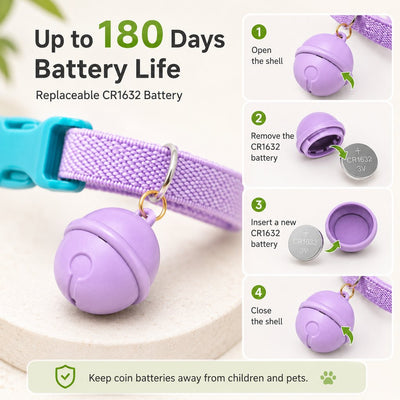 Komavic Bluetooth Pet Tracker Collar with Sound Alert