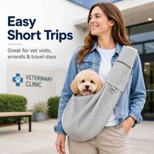 Komavic Breathable Crossbody Pet Sling Carrier