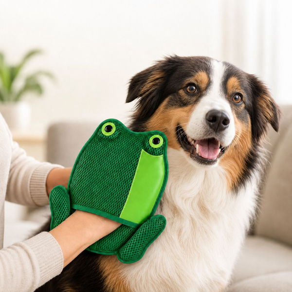 Froggy Pet Hair Removal Mitt for Cats & Dogs