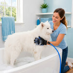 Komavic Pet Bathing Glove with Hose