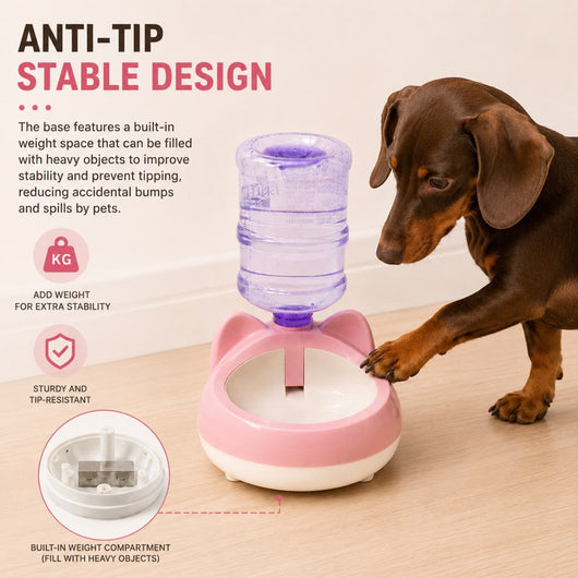 Komavic Gravity Pet Water Dispenser Bowl