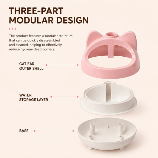 Komavic Gravity Pet Water Dispenser Bowl