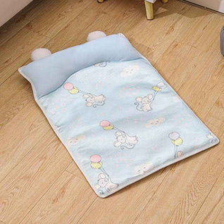 Komavic Cooling Dog Mat with Plush Headrest