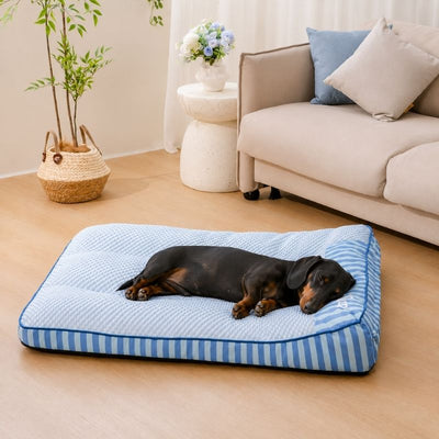 Komavic Cooling Orthopedic Dog Bed with Raised Headrest