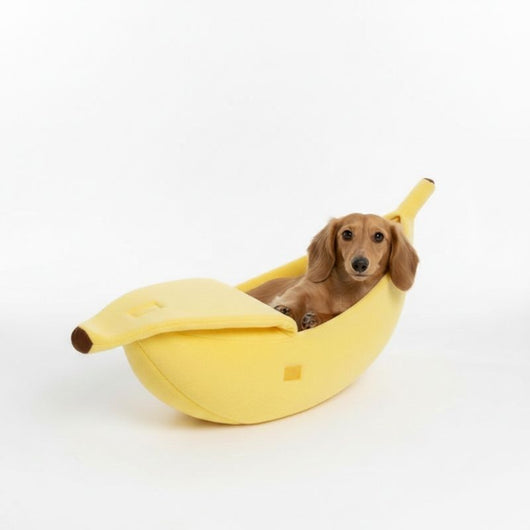 Komavic Banana Cave Bed for Dachshunds