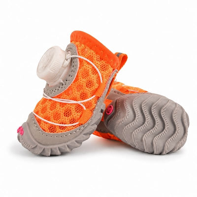 Komavic Breathable Mesh Dog Shoes with Rotary Dial