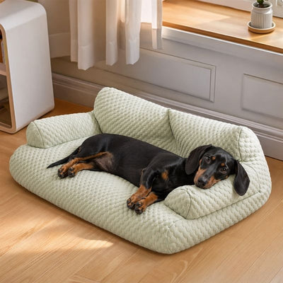 Komavic Cooling Dog Sofa Bed with Raised Bolsters