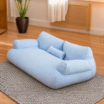 Komavic Cooling Dog Sofa Bed with Raised Bolsters