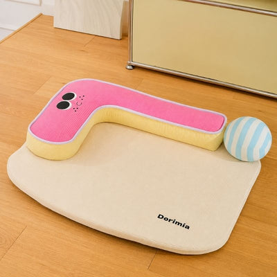 Komavic Cooling Dog Mat with L-Shaped Bolster