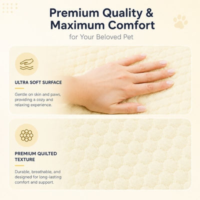 Komavic Cooling Dog Mat with L-Shaped Bolster