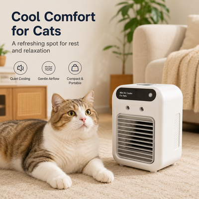 Mini Air Cooler with Dual Mist & 2 Fan Speeds