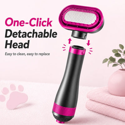 Komavic 4-in-1 Pet Dryer Brush for Dogs & Cats