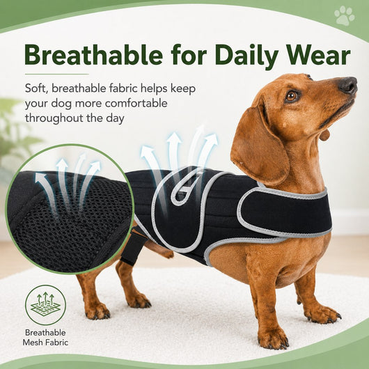 Komavic Dog Back Support Vest Long-Back & Senior Support
