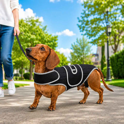 Paws in Awe Dog Back Support Vest for Daily Walks & Home Recovery - Adjustable Support for Long-Backed and Senior Dogs