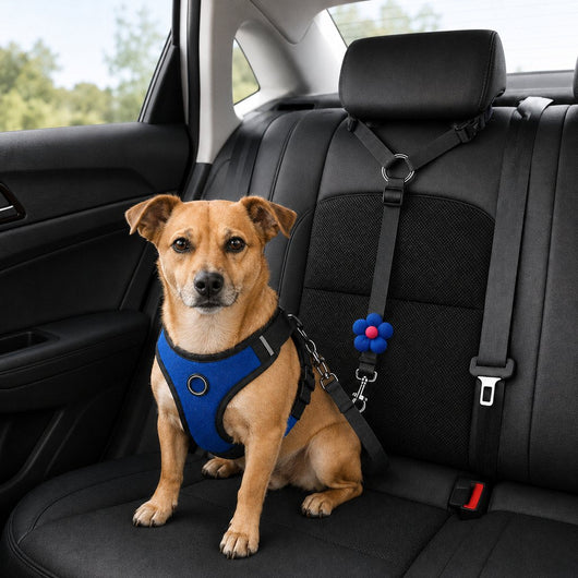 Komavic Adjustable Dog Car Seat Belt Headrest Tether