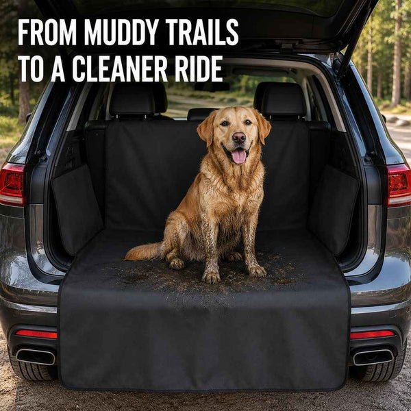 Paws in Awe SUV Cargo Liner for Dogs - Mud, Hair & Bumper Protection