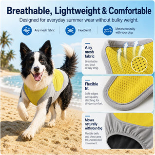 Komavic Dog Cooling Vest Water-Activated Summer Relief