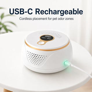 Rechargeable Pet Odor Deodorizer with USB-C & 3 Modes