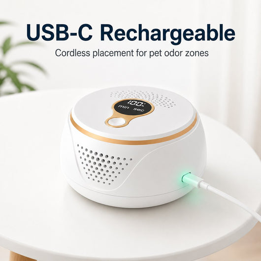 Rechargeable Pet Odor Deodorizer with USB-C & 3 Modes
