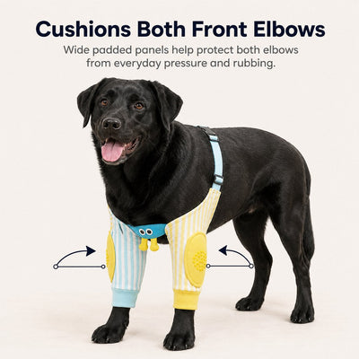 Komavic Dog Elbow Protector Sleeves Padded Floor Protection