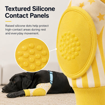 Komavic Dog Elbow Protector Sleeves Padded Floor Protection