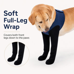 Komavic Dual Front Leg Recovery Sleeves for Dogs