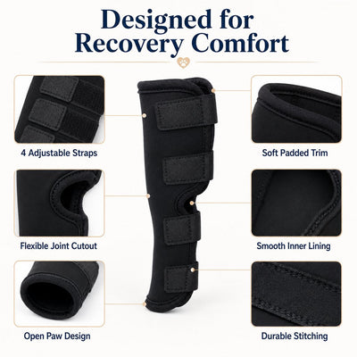 Komavic Dog Leg Recovery Brace Post Surgery Support
