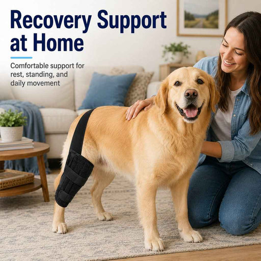 Paws in Awe Adjustable Dog Leg Support Brace for Daily Walks - Support for Weak Front or Hind Legs